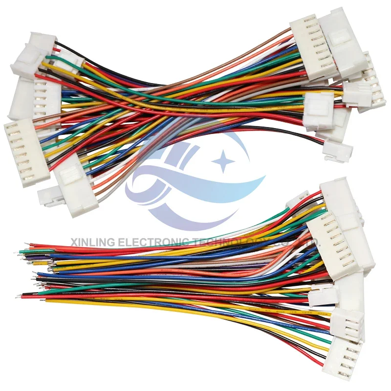 Enchufe VH3.96 de 5 piezas con terminal de pestillo, paso de cable de 3,96mm, cable electrónico de doble extremo de un solo extremo, 20AWG, color - imagen 5