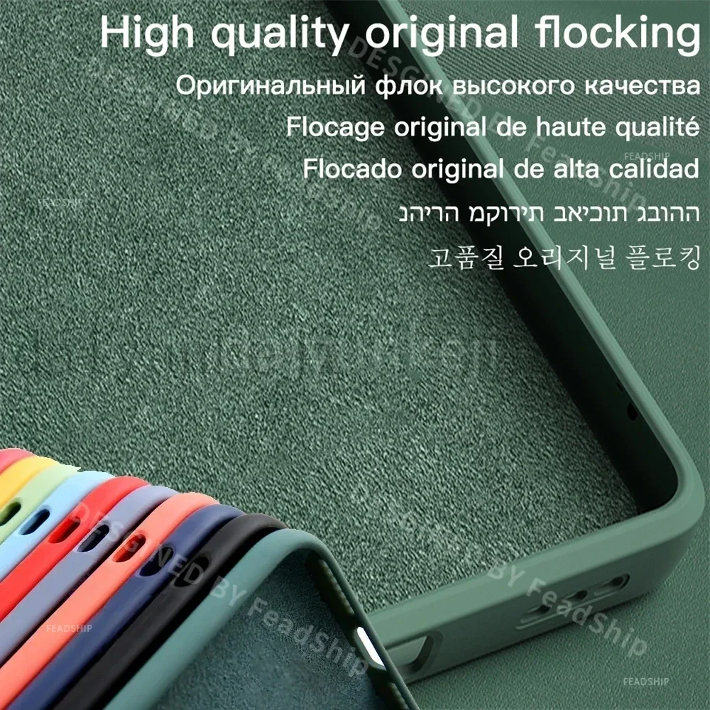 Funda de teléfono para Nothing Phone 3A Pro, funda blanda Nothing 3A, funda protectora de silicona líquida con soporte, película de pantalla - imagen 4