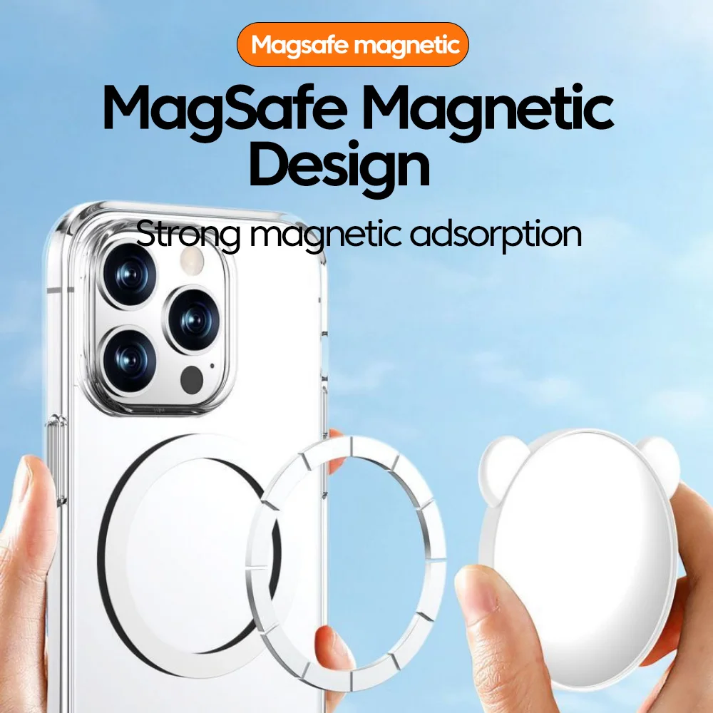 Espejo magnético para Selfie para cámara trasera, espejo convexo delgado para teléfono magsafe iPhone 15 14 13 Max Plus para Selfies Vlogging - imagen 3