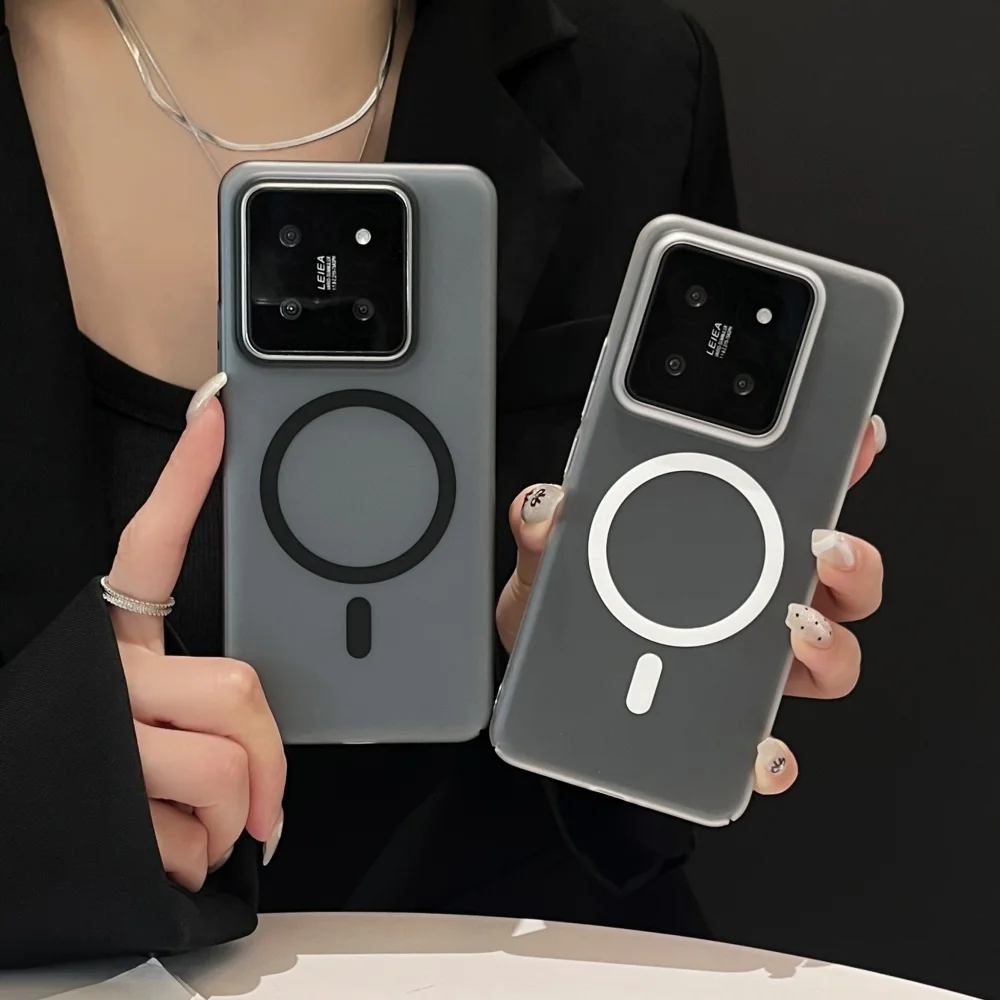 Funda transparente Original mate para Magsafe para Xiaomi 15 14 13 Pro Ultra 14Pro 15Pro 15Ultra a prueba de golpes funda magnética de armadura dura - imagen 5