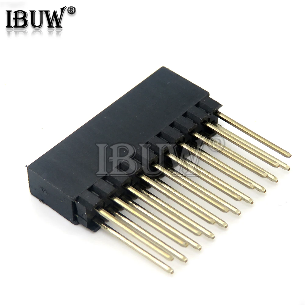 Conector de cabezal de apilamiento hembra, 2,54mm, 2x10P/16P/20P/25P/32P/40 pines, doble fila, 2x20P, PC104 para Raspberry Pi 2 - imagen 2