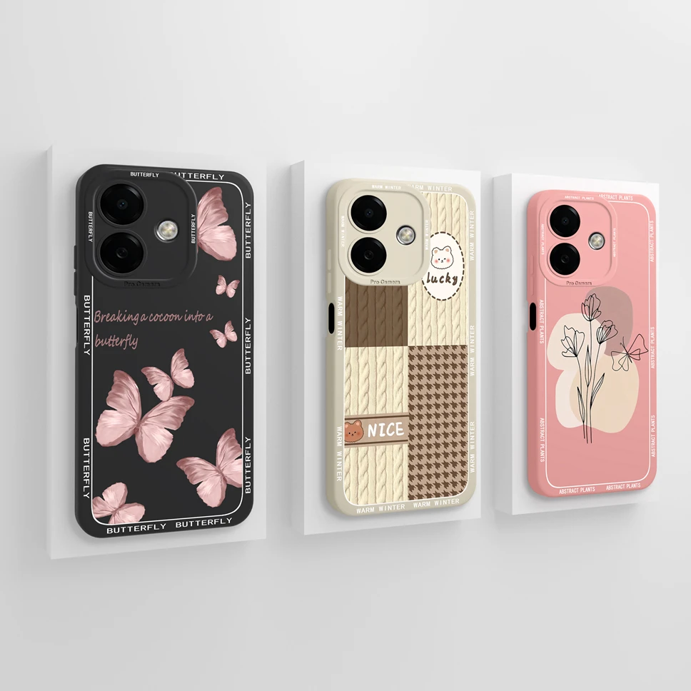 Funda de teléfono para Oppo A3 A3 Pro 4G 5G Pretty Mountain Astronaut protección trasera de silicona líquida para OppoA3 A3Pro Funda Capa - imagen 5