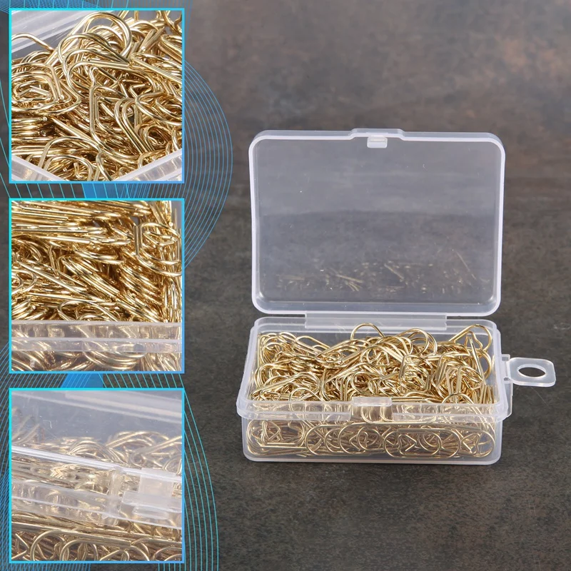 Mini Clips de papel en forma de corazón para oficina, suministros escolares, 150 unidades - imagen 4