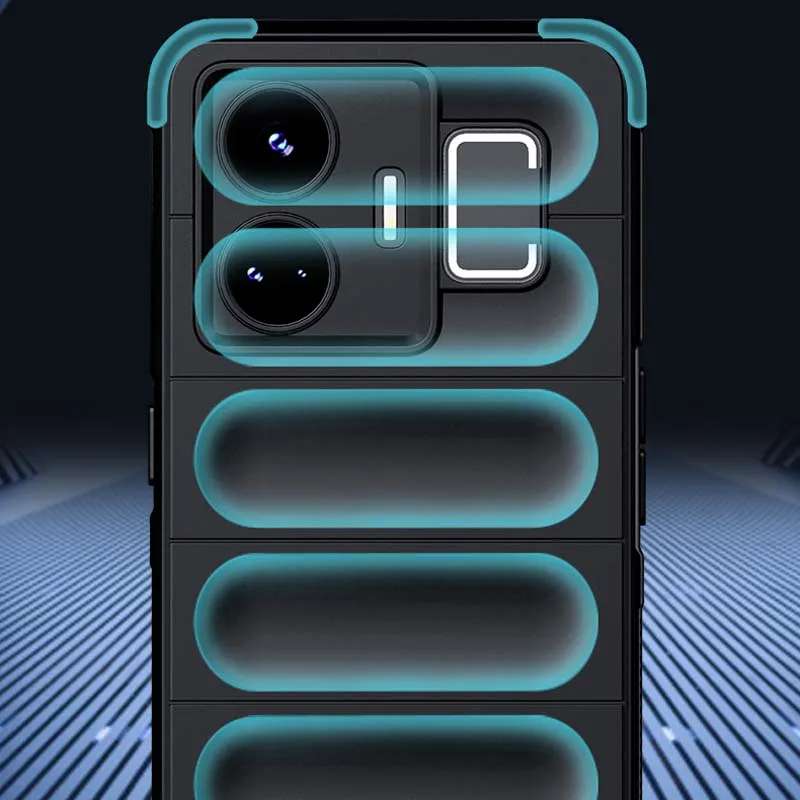 Funda a prueba de golpes para Realme GT 6T Neo 5 2 Pro 6 SE 3T Neo6 GT6 GT2 6 T, funda trasera de silicona líquida para OPPO A58 A78 4G - imagen 5