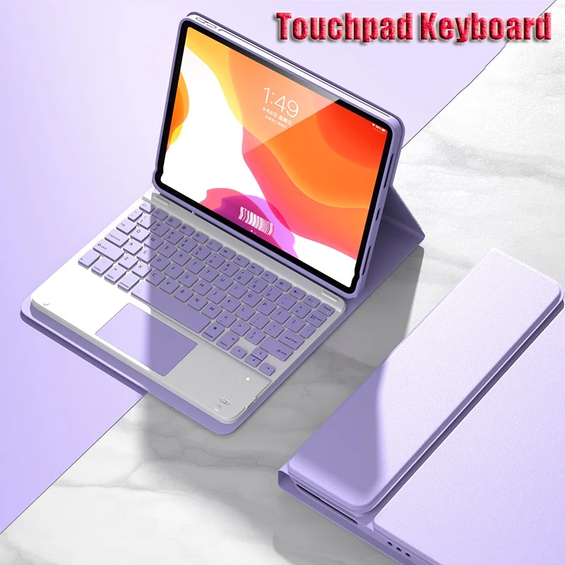 Funda con teclado con panel táctil para Xiaomi Pad 8 Pad8 Pro 11,2 2025 Pad7 7 Pro 11,2 6 5Pro 11 Redmi Pad2 11 "SE 11 pulgadas funda Bluetooth