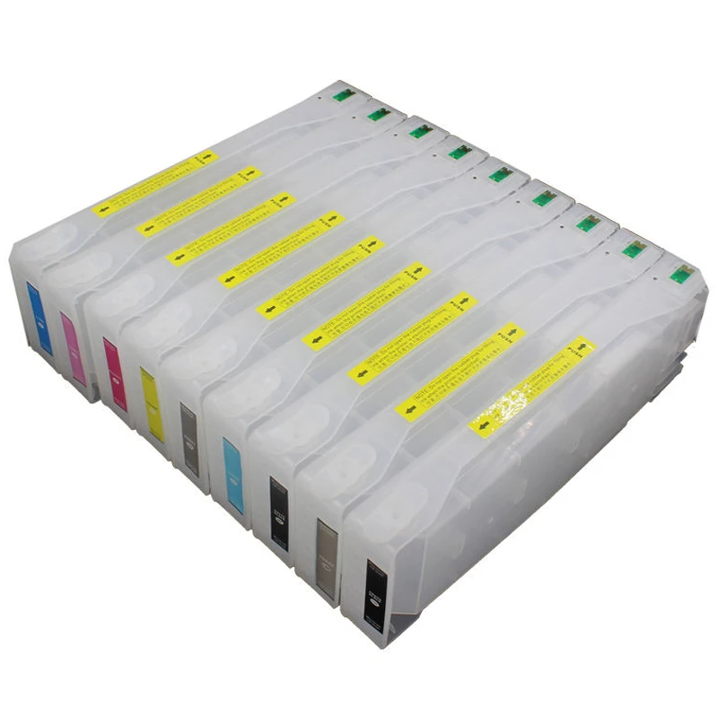 T8041-T8049 T804A T804B 11 colores Europa cartucho de tinta recargable con reiniciador para Epson P7000 P9000 SureColor SC-P7000 - imagen 2