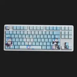 Keycaps PBT Perfil Cherry 125 Teclas Retroiluminadas Teclado Mecánico MX