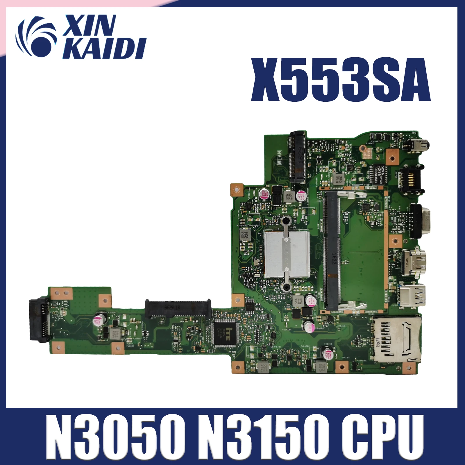 Para ASUS X503S F553S X503SA F553SA F503S F503SA P553SA D553SA A553SA X553S 60NB0AC0 D553S placa base para ordenador portátil X553SA