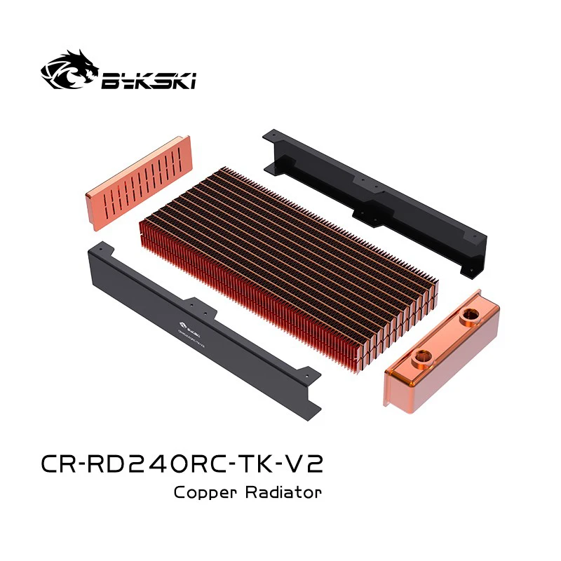 Radiador Cobre Bykski 120mm – Refrigeración Líquida PC - imagen 3