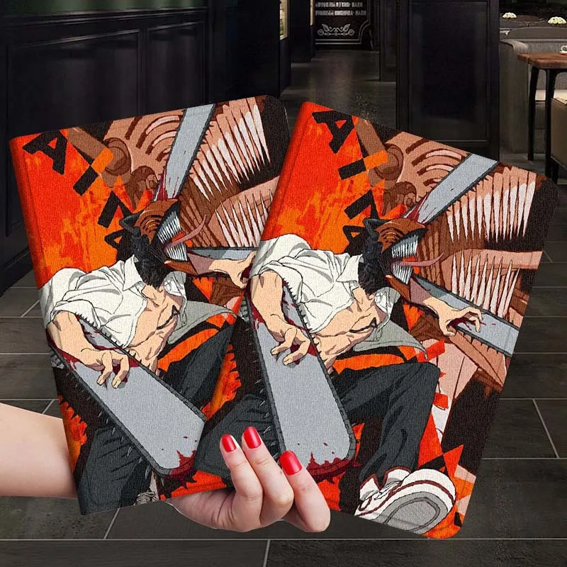 Pochita motosierra hombre para Huawei Honor Tab Magic Pad GT 6 X9 X8A X8 V8 V7 9 8 2 3 13,3 10 12,1 Pro pulgadas funda para tableta