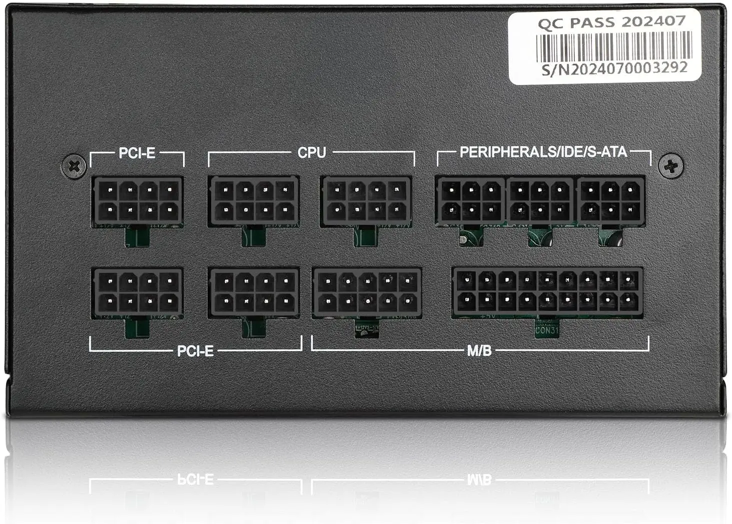 Fuente de alimentación ATX, fuente de alimentación para ordenador ARGB totalmente Modular de 750W con ventilador FDB de 120mm, potencia principal de 20 + 4 pines, voltaje completo 110/220V - imagen 5