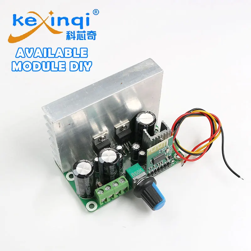 Módulo de placa amplificadora de doble canal, Bluetooth 4,2, TDA2030, 15w + 15W, 10V-30V con disipador de calor para coche, altavoz USB, altavoz portátil