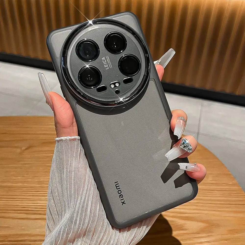 Para Xiaomi Mi 15 Ultra funda suave TPU transparente protección de lente contraportada funda de teléfono para Xiaomi Mi 15 14 13 Pro Ultra Shell