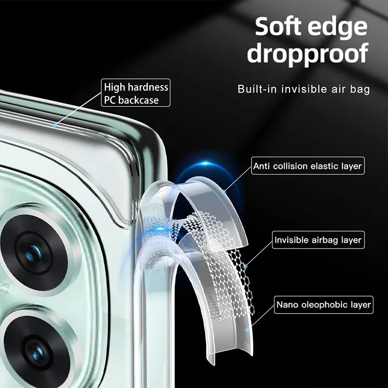 Para Redmi Note 14 Pro 5G POCO X7 Funda de lujo acrílica Magsafe Armadura transparente contraportada para Xiaomi POCO X 7 Funda a prueba de golpes - imagen 4