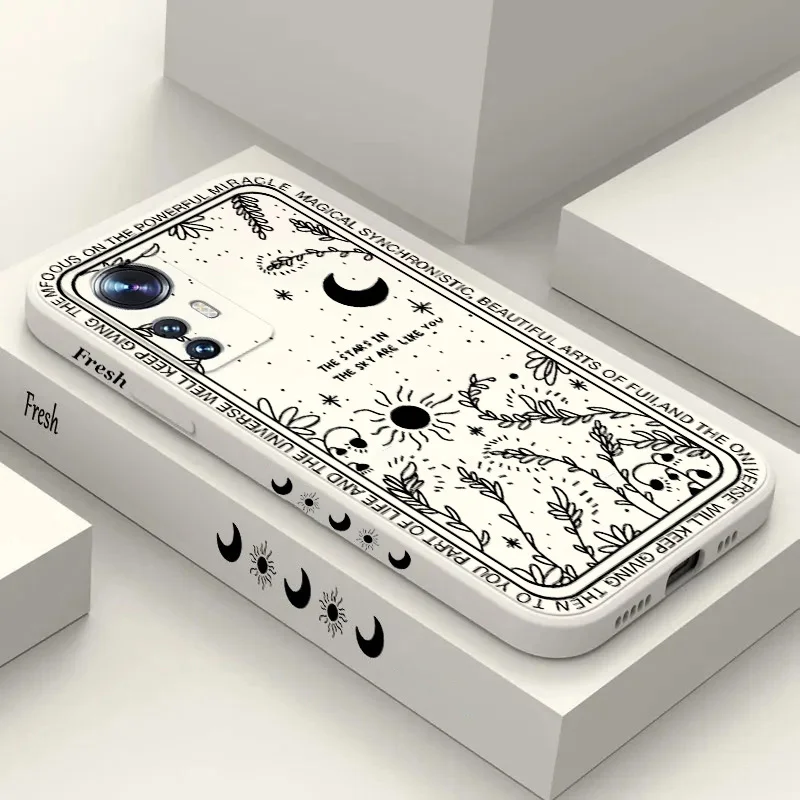 Funda Fresh Moon Star para Xiaomi Mi 13T 11 11T 12T 14 13 12 Lite 5G NE Poco F3 X3 X5 F5 X4 Redmi Note 12S 11S Pro Plus 4G