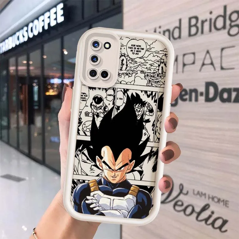 Funda de Anime Vegeta d-dragon Balls para OPPO A96 A95 A92 A77 A74 A73 A72 A58 A57 A55 A54 A53 A52 funda de teléfono con escalera ocular - imagen 4