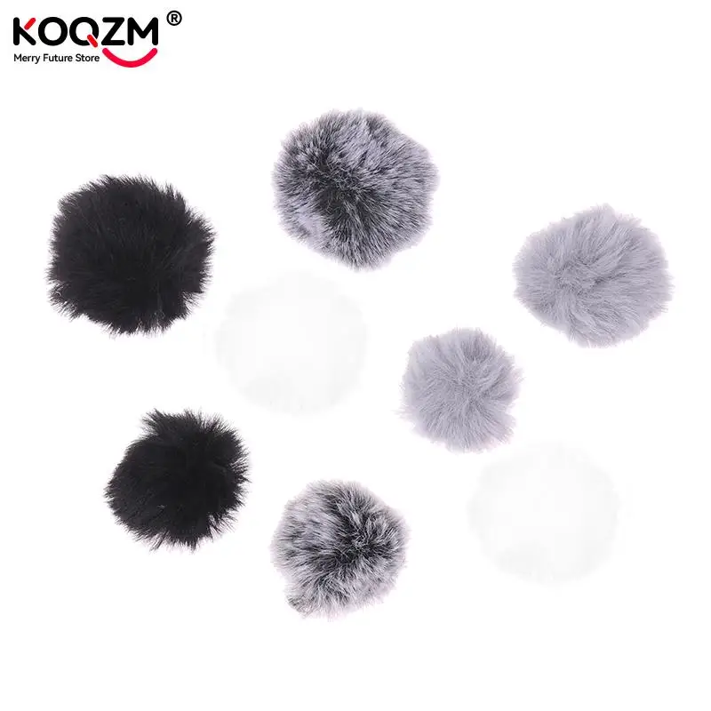 Micrófono Lavalier con Clip, parabrisas peludo, suave, cómodo, solapa, accesorios para micrófonos, 1 unidad - imagen 3