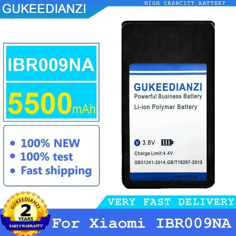 Cámara Inteligencia Cerradura de puerta electrónica Pro Batería Reemplazo premium 5500Mah para Xiaomi IBR009NA