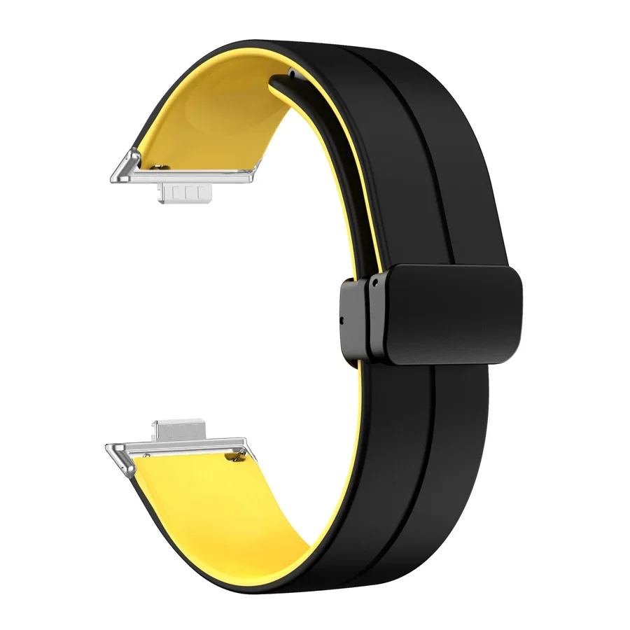 Correa de reloj de silicona con hebilla magnética para Huawei Watch Fit 4 Pro, Correa de repuesto, accesorios para Huawei Fit 3 - imagen 3