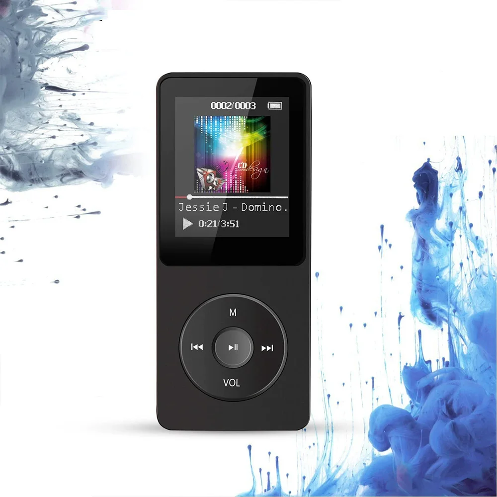 Portable Bluetooth MP3 Player With Memory Built-in Speaker Type-C MP4 Music Stereo Player Support FM Radio E-Book Recording - imagen 5