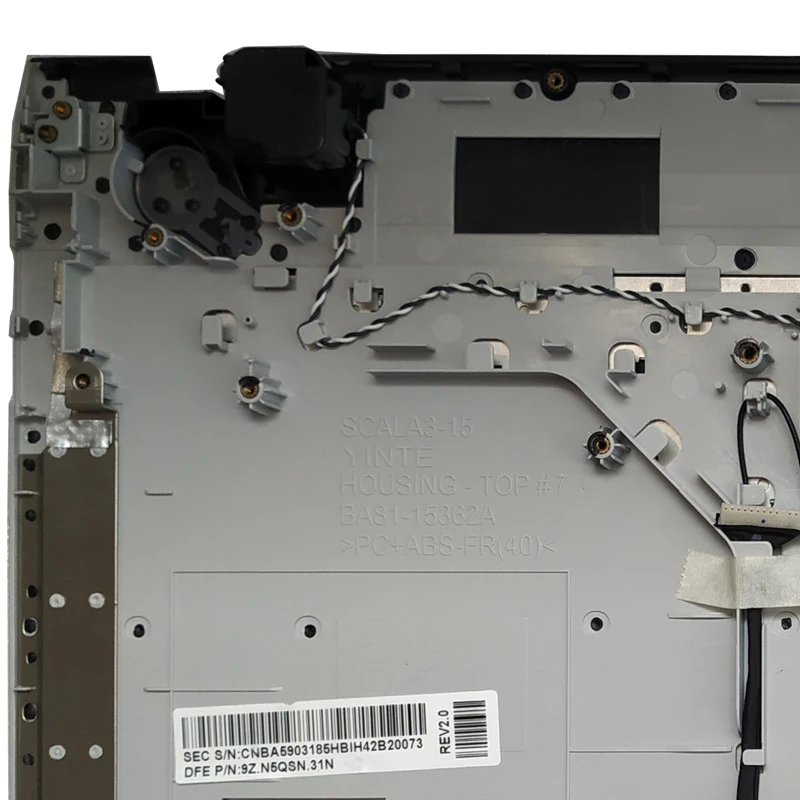 Nuevo para samsung NP300E5A NP305E5C NP300e5x NP305E5A 300E5A 300E5C 300E5Z teclado ruso RU cubierta superior del reposamanos - imagen 5