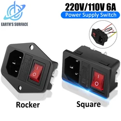 Conector de alimentación para impresora 3D con interruptor y fusible