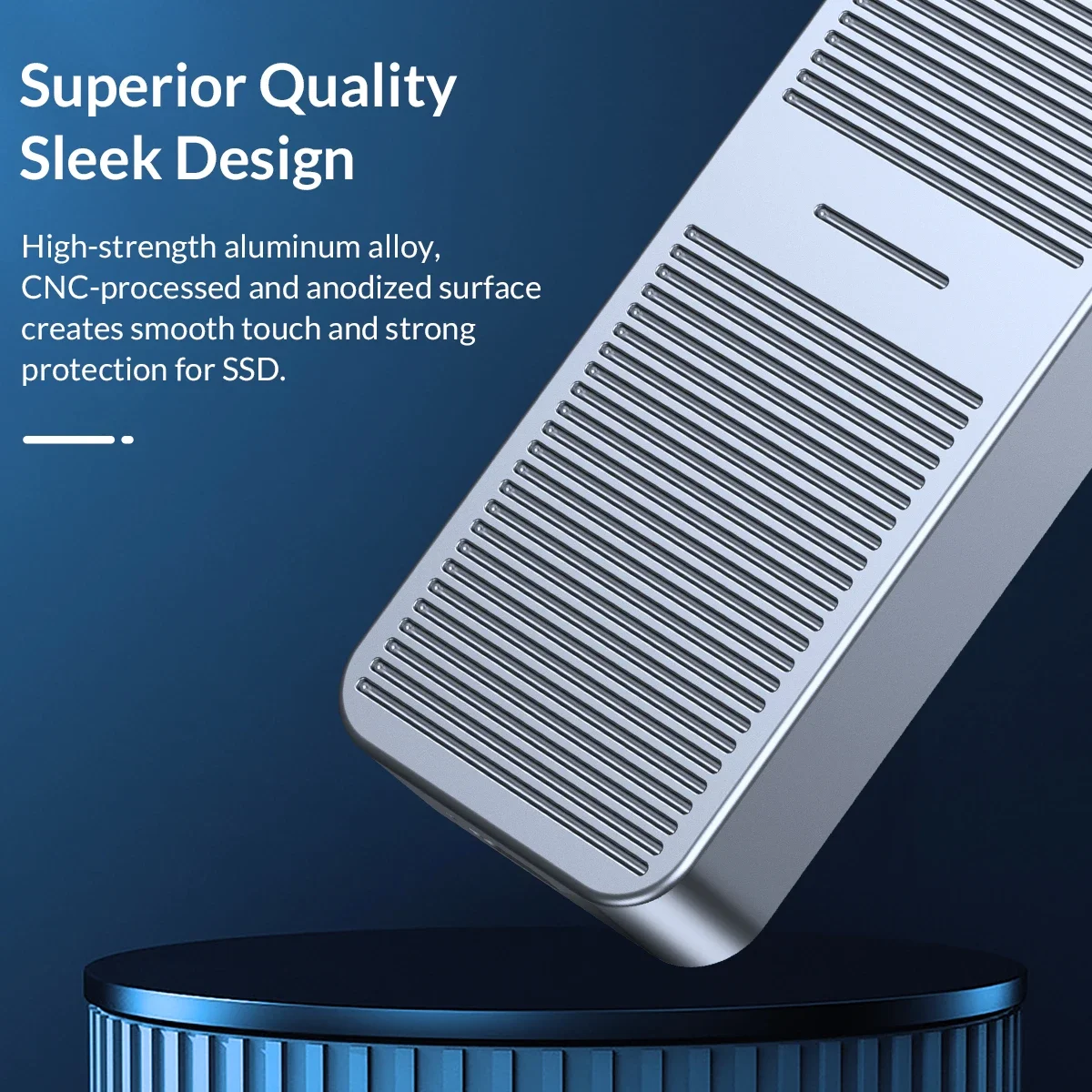 ORICO 20Gbps M2 NVMe SSD carcasa M.2 NVME SSD adaptador USB 3,2 tipo C Gen2 carcasa externa con chaleco de refrigeración incorporado - imagen 4