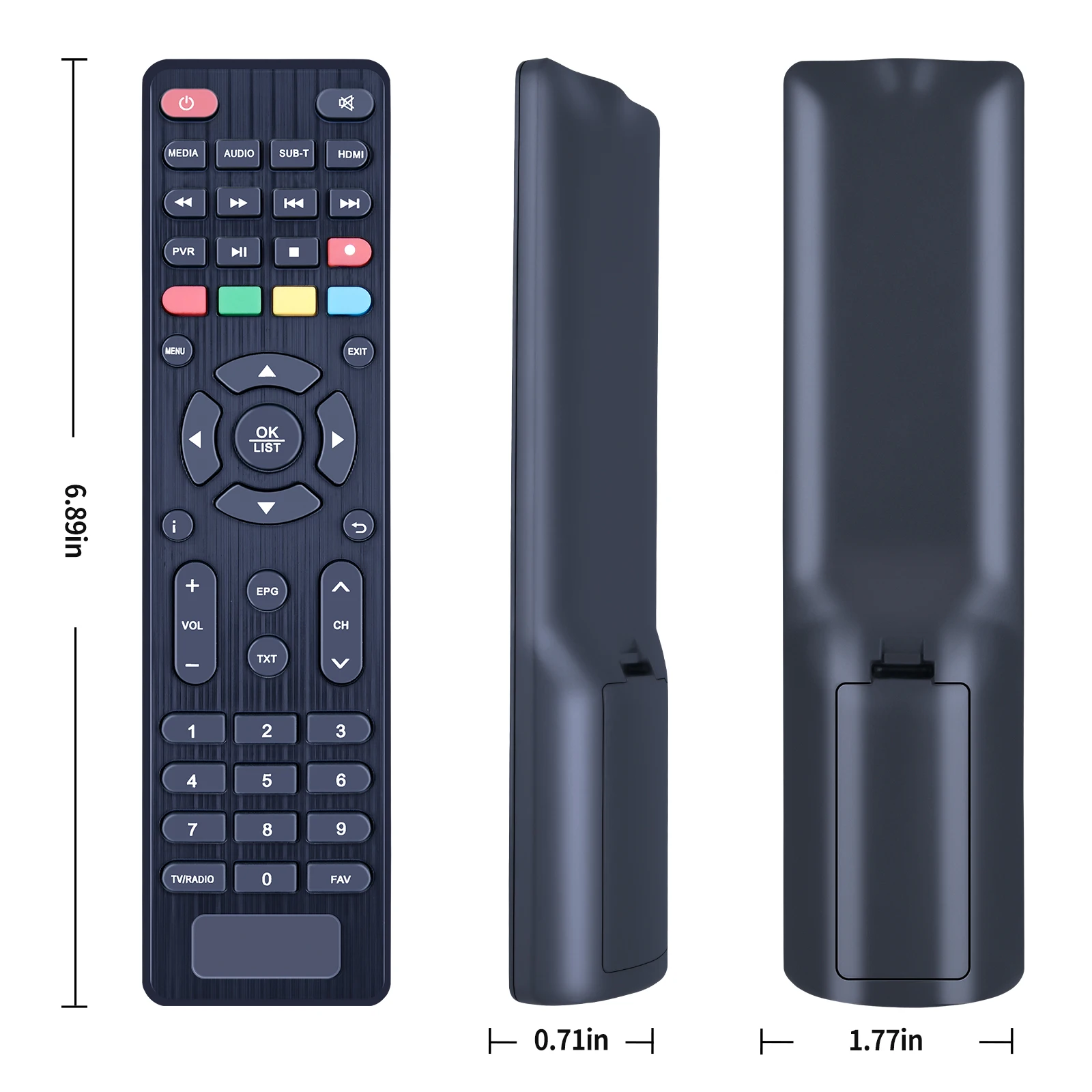 Nuevo Control remoto para receptor SAT Digital Xoro DVB-T2 Hrt 8730 HRK7672 - imagen 5