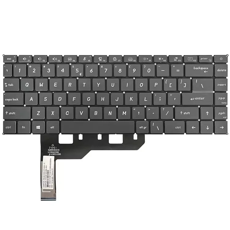Teclado MSI Modern 15 A10M A10RAS A10RBS MS-16S3 MS-1551, MS-14C1, negro, con retroiluminación, nuevo - imagen 2