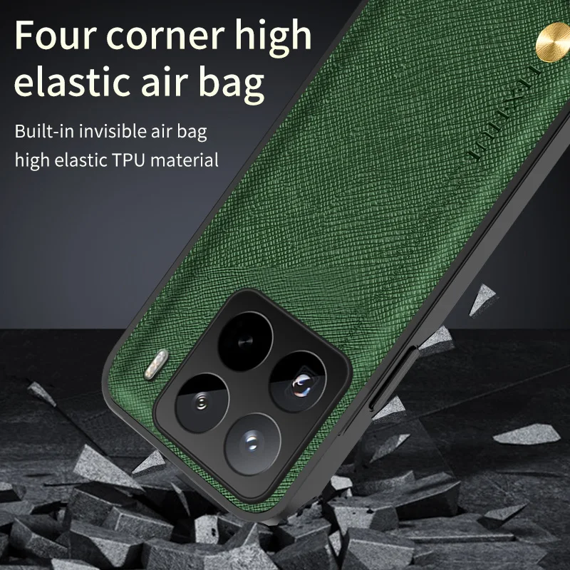 Para Xiaomi Mi 15T Pro funda de lujo de cuero PU mate funda protectora trasera magnética funda de teléfono para Xiaomi Mi 15t Pro carcasa de teléfono - imagen 3
