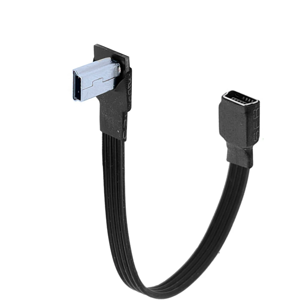 Mini adaptador USB hembra a tipo C Micro B macho, Cable de datos, 10CM, 20CM, 50CM, 1M - imagen 4