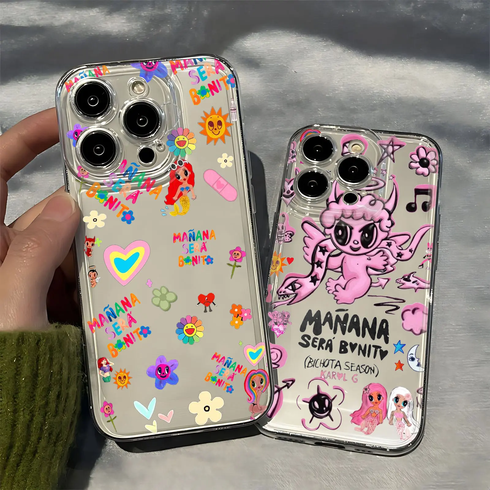 Nueva funda de teléfono Karol G Manana Bichota temporada para Samsung S24 S23 S22 S21 S20 S10 FE Note20 Note10 Plus Ultra Lite 5G - imagen 3