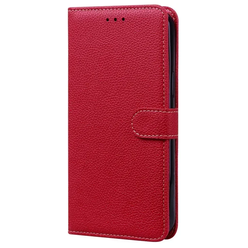 Para Xiaomi Redmi 12 fundas de cuero de Color sólido funda de teléfono con soporte para Xiaomi Xiomi Redmi 12 12C Redmi12 5G funda tipo billetera - imagen 4