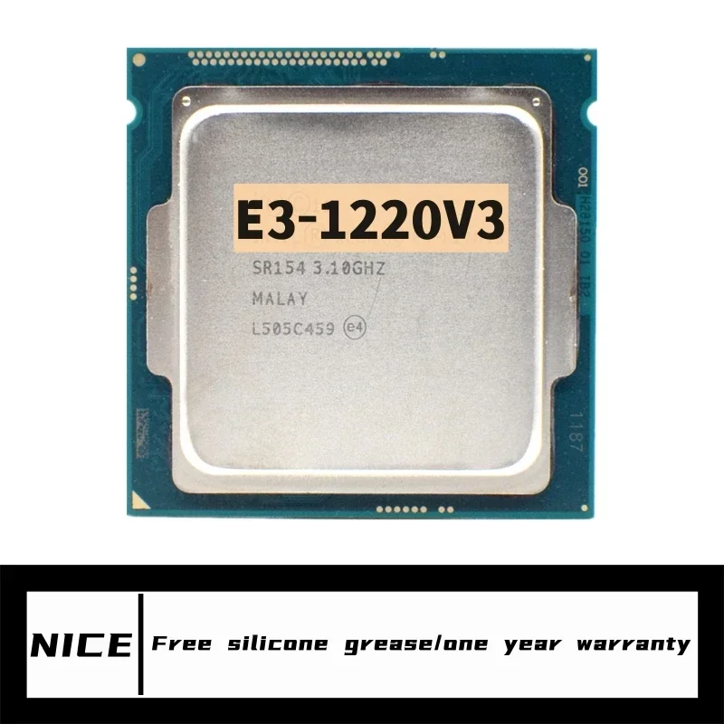 Xeon-procesador de CPU E3-1220 v3 E3 1220v3 E3 1220 v3 3,1 GHz, Quad-Core, Quad-Thread, 80W, LGA 1150