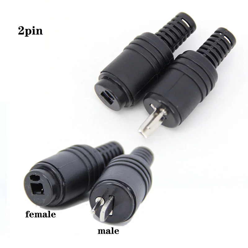 Mini altavoz con enchufe Din de 2 pines para conector de toma de corriente HiFi, enchufe de señal, terminales de tornillo, cable de Audio macho hembra q1 - imagen 2