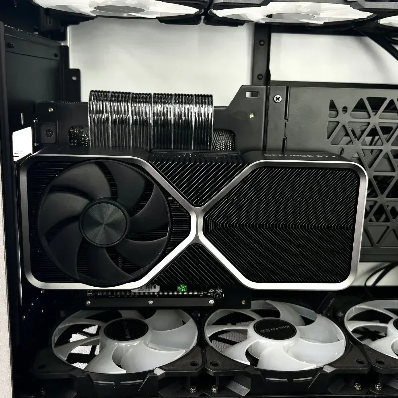 Cable elevador PCIe 4,0x16, tarjeta de vídeo Vertical inversa, Cable Flexible para juegos, Cable plateado, conector PCI-E Gen4.0 GPU ITX para PC - imagen 5