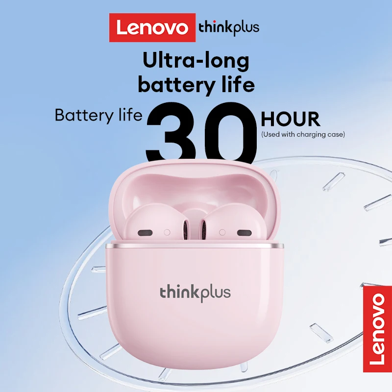 Auriculares originales Lenovo LP42 TWS Bluetooth V5.4 auriculares de música medio intrauditivos batería de larga duración IP6 a prueba de polvo - imagen 5