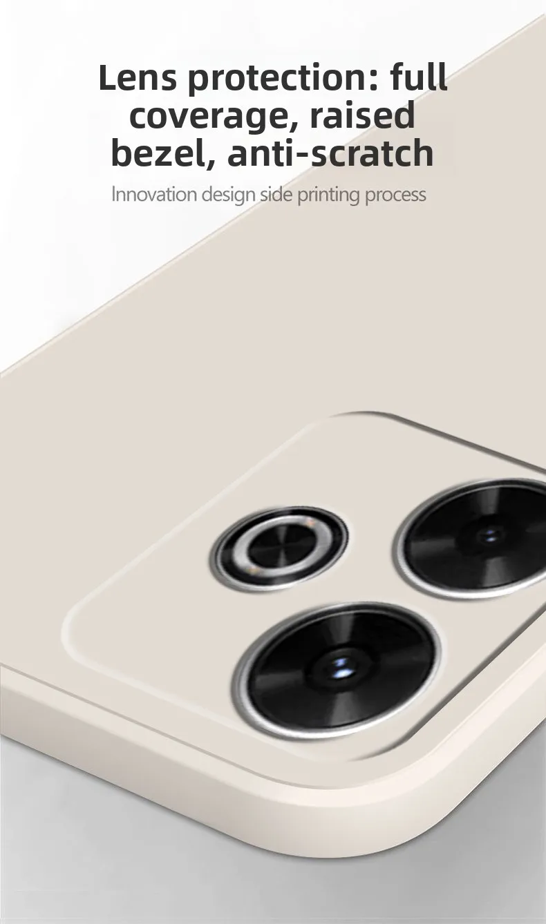 Para Vivo V60 V50 Lite Funda Simple Color sólido anticaída Funda de silicona suave para Vivo V 60 Funda de parachoques a prueba de golpes - imagen 5