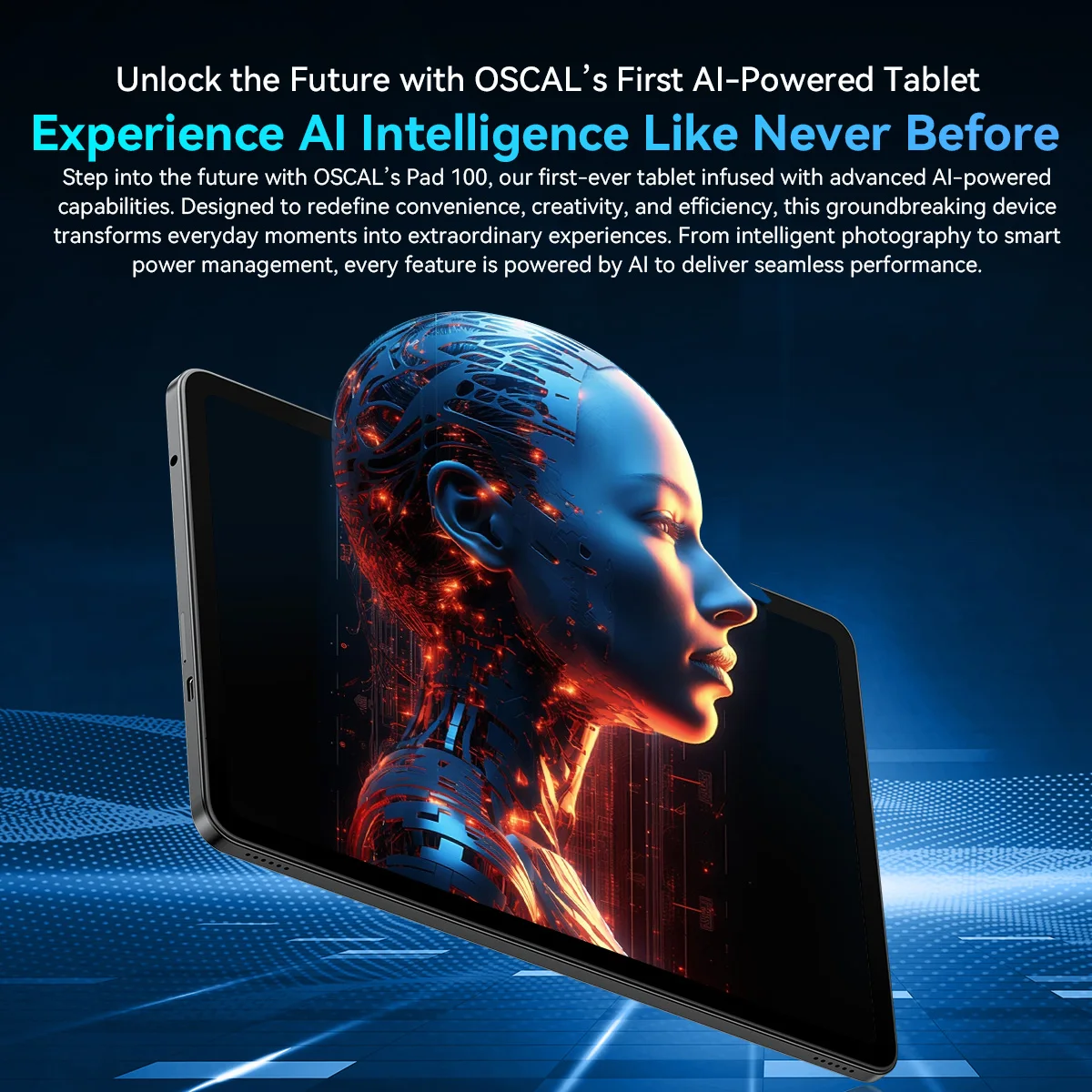 [World Premiere] Blackview OSCAL PAD 100 Tablet PC 12'' 2K FHD+ Display Unisoc T615 12+12GB RAM 256GB ROM 9000mAh Android 15 4G - imagen 4