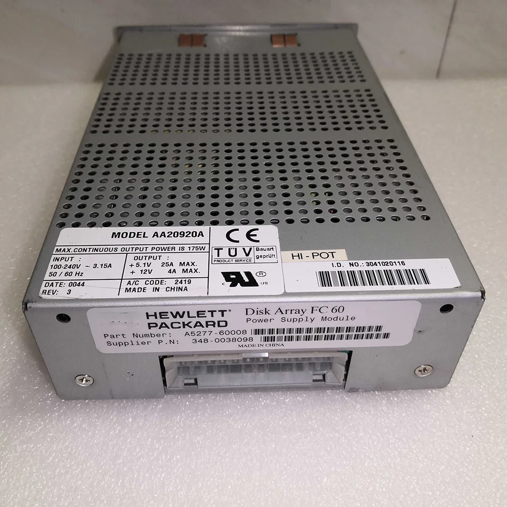 Prueba 100% de fuente de alimentación para T700 T900 FASTT500 175W DS4500 348- 0049092   AA20920A funciona bien - imagen 3