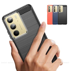 Fundas Realme C75 – TPU Fibra de Carbono Antigolpes