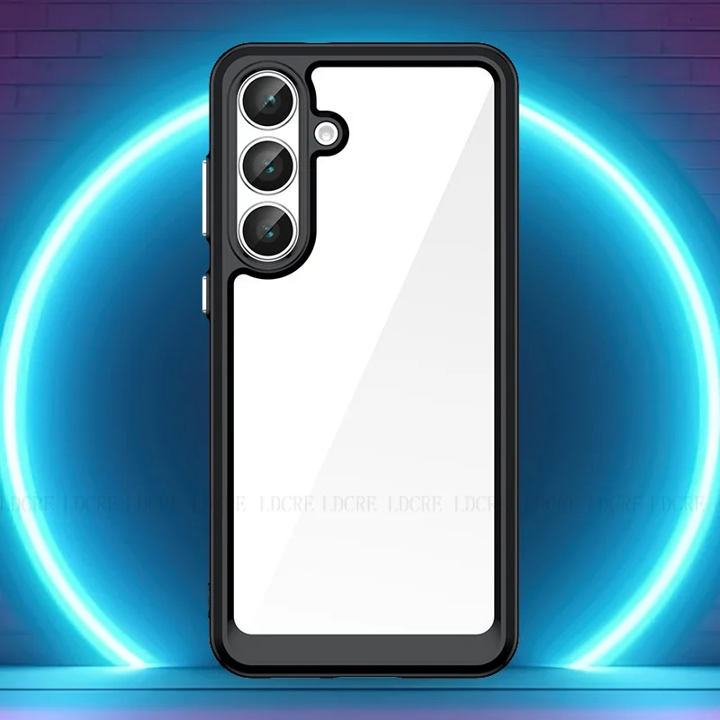 Para Samsung S25 FE funda Samsung Galaxy S25 FE Capas a prueba de golpes parachoques de teléfono marco de Color transparente transparente Samsung S25 FE - imagen 4