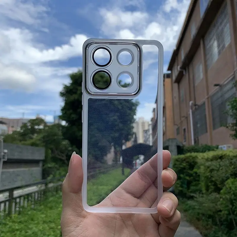 Para Xiaomi Mi 14T Pro funda suave TPU transparente lente magnética funda protectora trasera para Xiaomi Mi 14 14T Pro 14ultra Shell - imagen 4