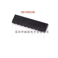 (10 uds) nuevo Chip de circuito lógico SN74HC04N SN74HC04-seis puertas sin circuito integrado recto en DIP-14 SN74HC04N