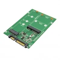 2 en 1 Combo Mini PCI-E 2 carriles M.2 NGFF y mSATA SSD a SATA 3.0 III Adaptador Convertidor PCBA - imagen 2