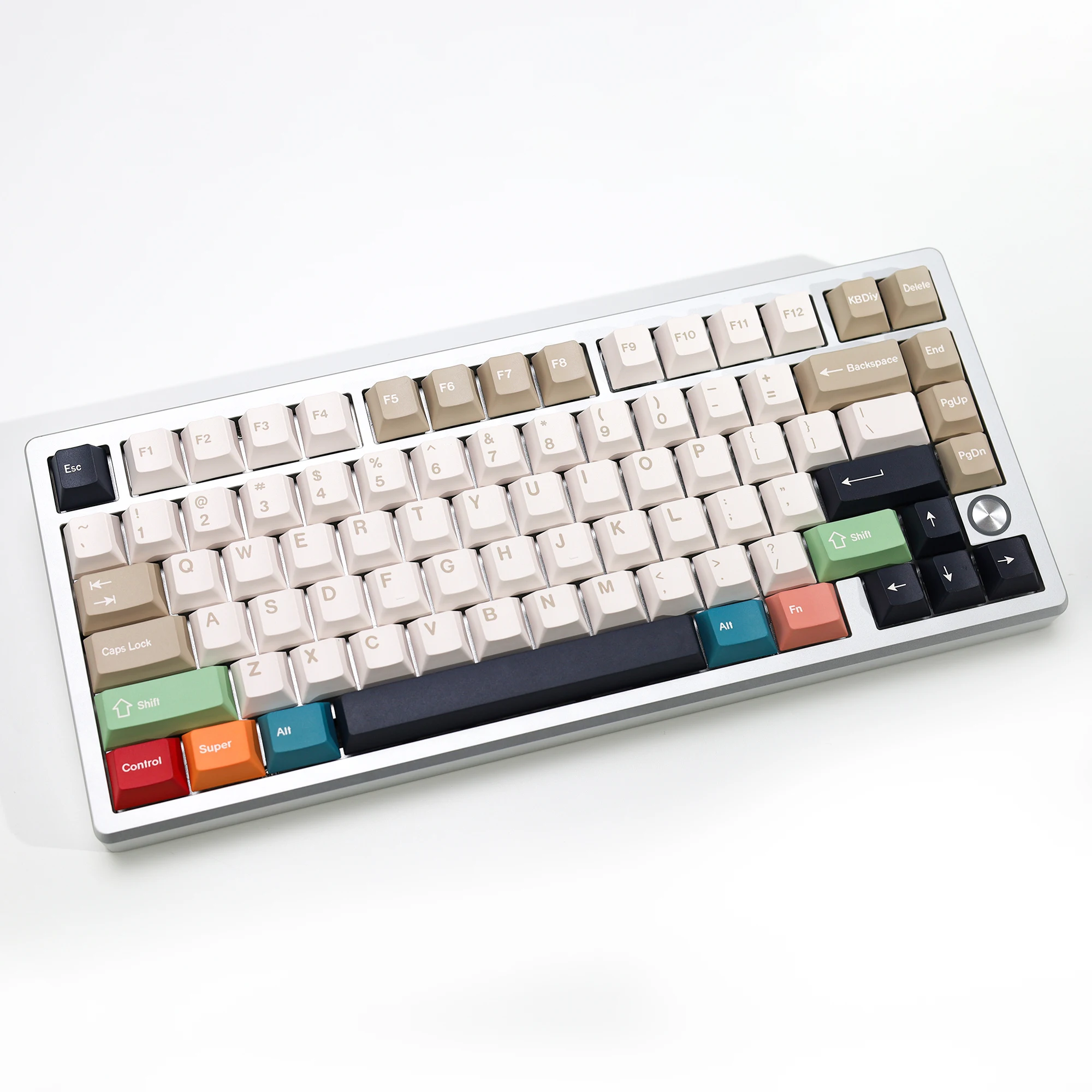 KBDiy GMK Foundation Keycaps PBT 143 teclas/juego Retro Alice ISO Cherry perfil KeyCap para MX Switch 60 Teclado mecánico para juegos - imagen 3