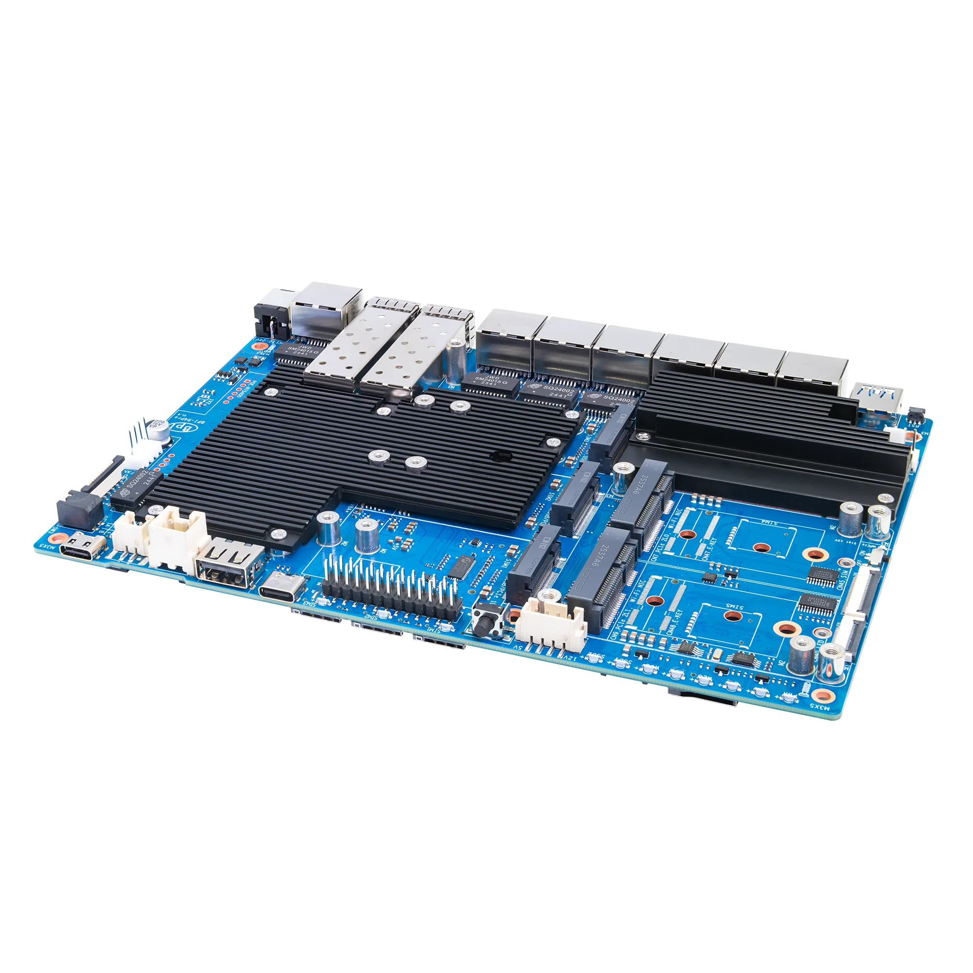 Banana Pi BPI-R4 PRO MediaTek MT7988A (Filogic 880) brazo de cuatro núcleos Corex-A7 8GB DDR4 8GB eMMC Wifi7 placa enrutadora automatización del hogar - imagen 5