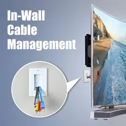 Placa pared ZoeRax – Gestión cables bajo voltaje