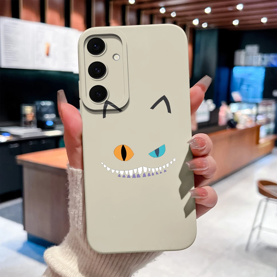 Funda para Samsung Galaxy S25 FE, bonita funda divertida de silicona líquida suave, carcasa antideslizante para teléfono Samsung S 25 FE, parachoques a prueba de golpes - imagen 5