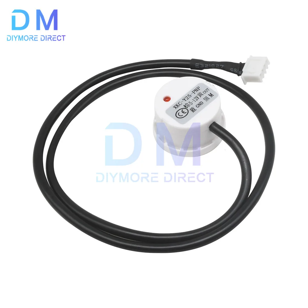 XKC Y25 PNP 5V-12V Sensor de nivel de líquido interruptor Detector agua sin contacto Sensor de inducción interruptor de Control - imagen 3